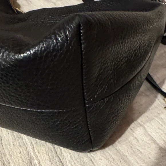Coach Black Leather Shoulder Bag - Picture 10 of 13